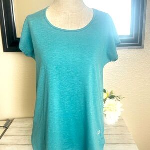 Tuff Athletics Women's Active Yoga Key Hole Top, breathable , stretchy